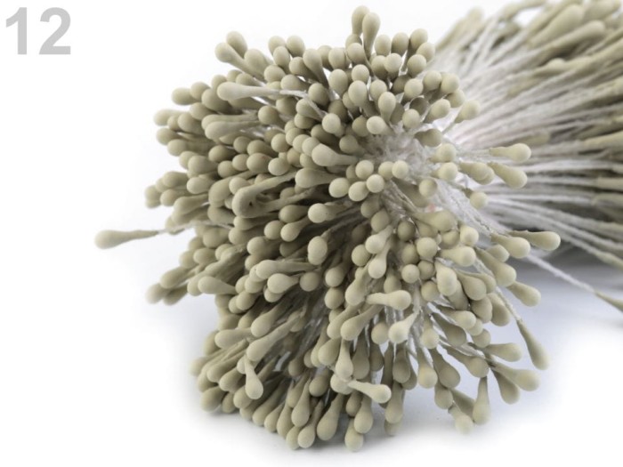 Pręciki zielono beżowe duża wiązka ok 450szt.jpg