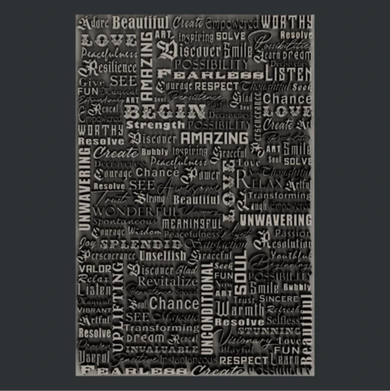 Foremka silikonowa-zuri-empowering-words.jpg