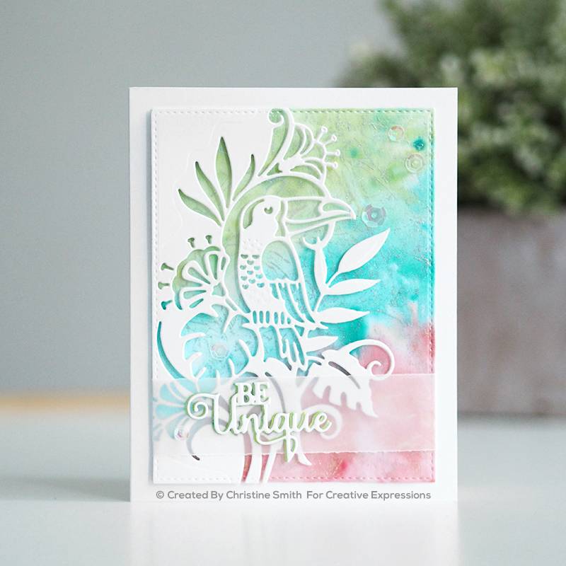 Wykrojnik-Creative Expressions Paper Cuts Edger Tropical Toucan-CEDPC1155_1.jpg