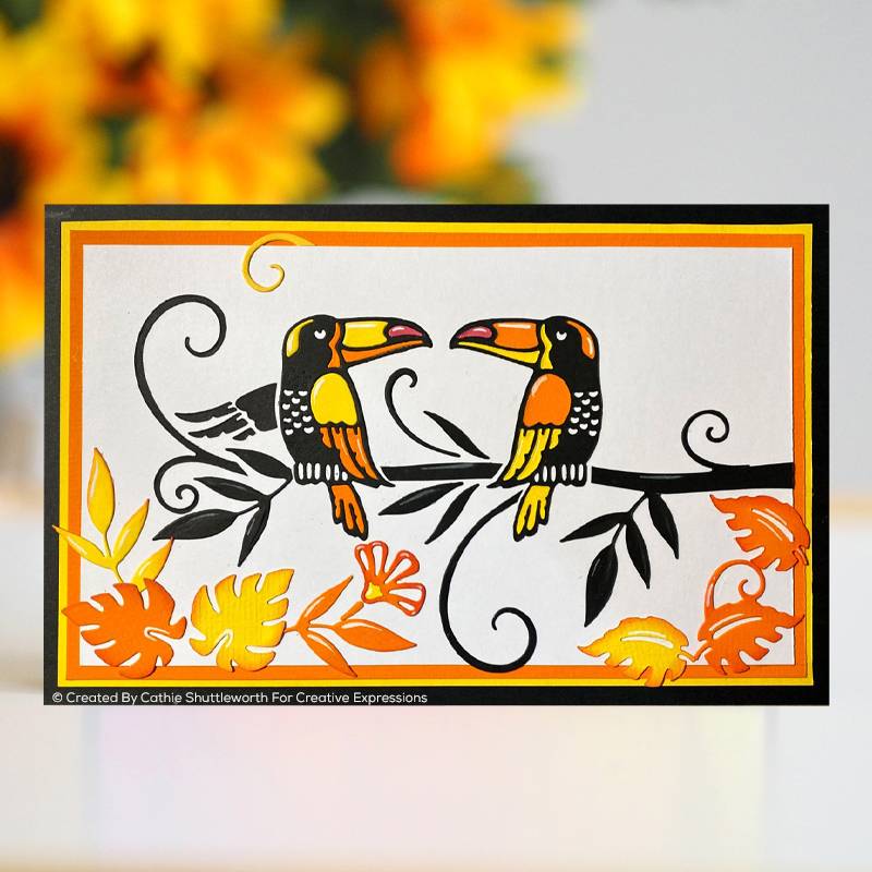 Wykrojnik-Creative Expressions Paper Cuts Edger Tropical Toucan-CEDPC1155_2.jpg