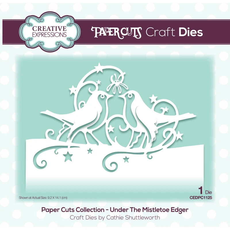 Wykrojnik-Creative Expressions Paper Cuts Under The Mistletoe Edger-CEDPC1125.jpg