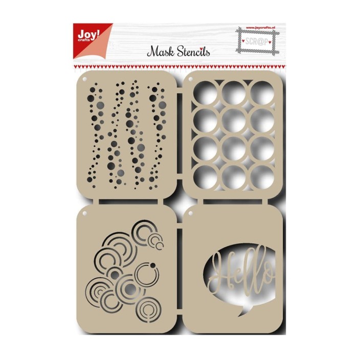 Joy!Crafts • Mask stencil Bubbles 189x240mm.jpg