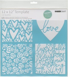 Maska-Szablon-Kaisercraft • Templates 30,5x30,5cm Love Quarters_1.jpg