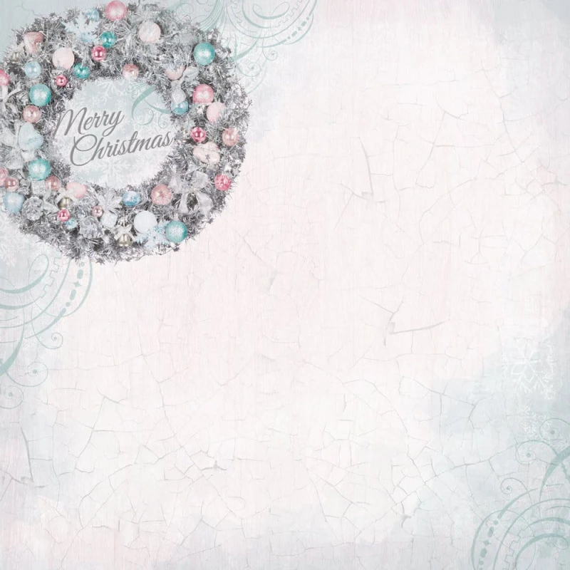 Kaisercraft • Papier do scrapbookingu Silver bells double-sided 12x12 Merry Christmas.jpg
