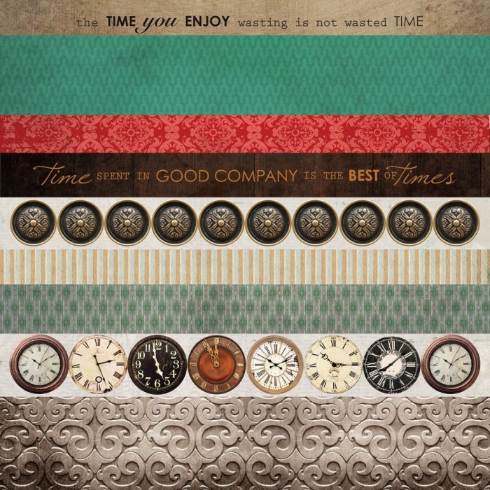 Kaisercraft • Papier do scrapbookingu Antique bazaar double-sided 12x12 Limited.jpg