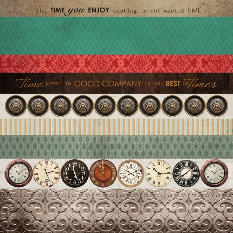 Kaisercraft • Papier do scrapbookingu Antique bazaar double-sided 12x12 Limited.jpg