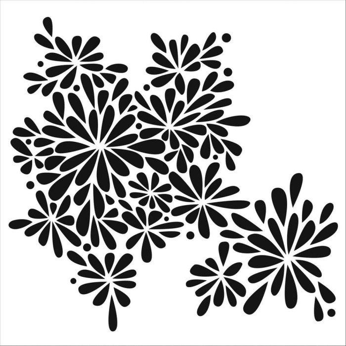 Maska-szablon-The Crafter'S Workshop • Stencil Petal Splash.jpg