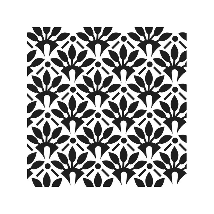 Maska-szablon-The Crafter'S Workshop • Stencil Leafy Fans.jpg