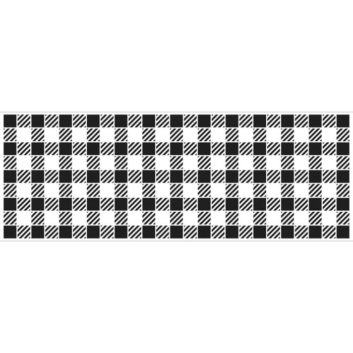 Maska-szablon-The Crafter'S Workshop • Rustic sign stencil 41,91x15,2cm Buffalo plaid.jpg