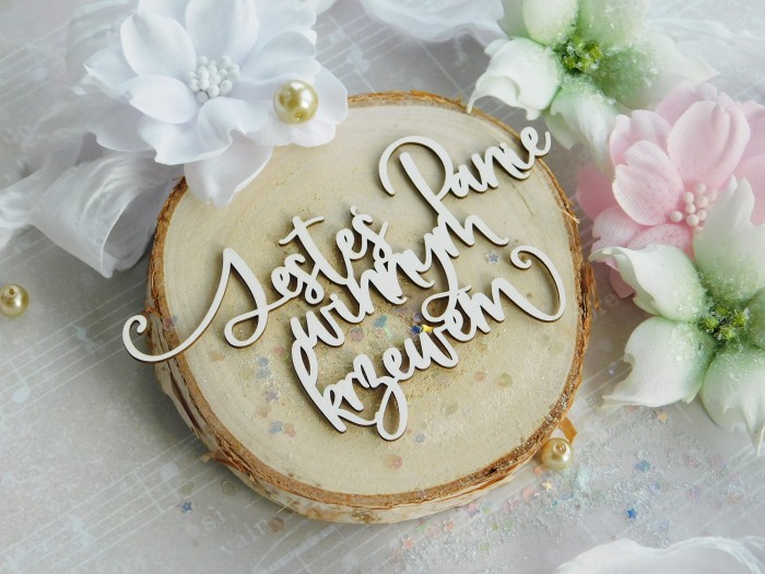 Tekturka Komunia 2023 - Jesteś Panie winnym krzewem - napis - Twoja Tekturka K3330.jpg