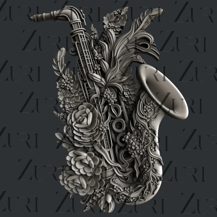 Foremka-silikonowa-Floral_Saxophone.jpg
