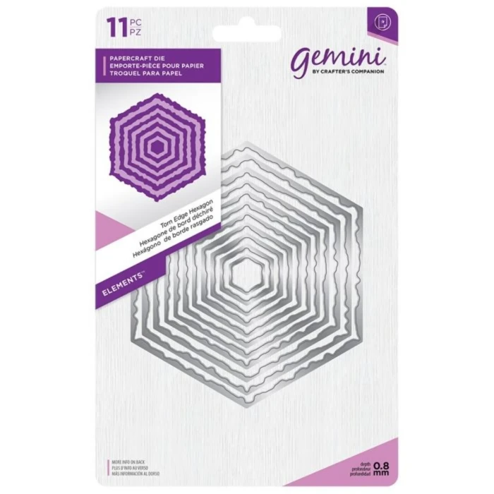 Wykrojnik-gemini-torn-edge-hexagon-elements.jpg