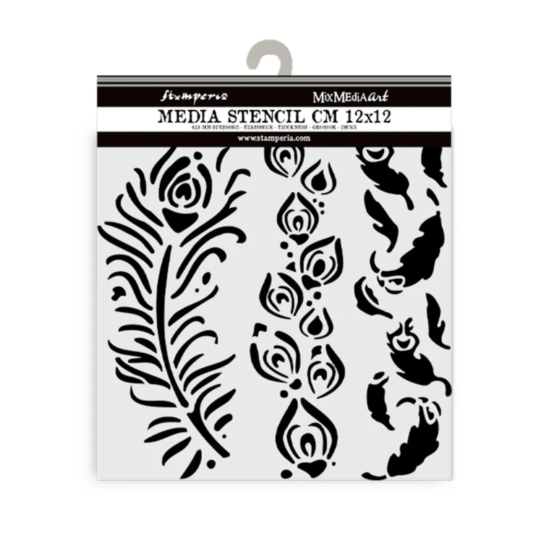 Szablon-maska-stamperia-masquerade-thick-stencil-12x12cm-feather_1.jpg