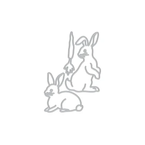 Wykrojnik-rabbits-pair-fancy.jpg