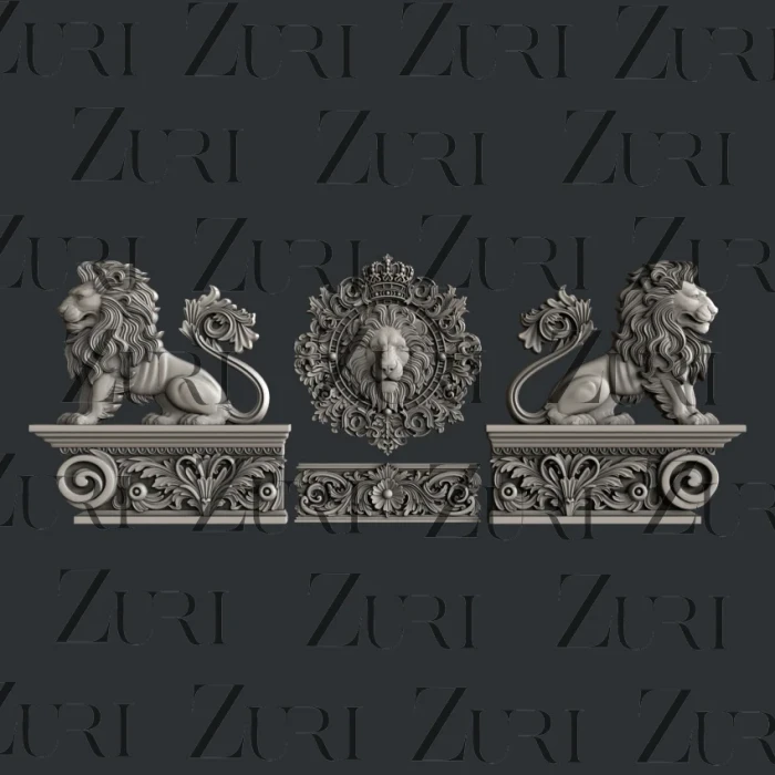Foremka-silikonowa-zuri-baroque-lions.jpg