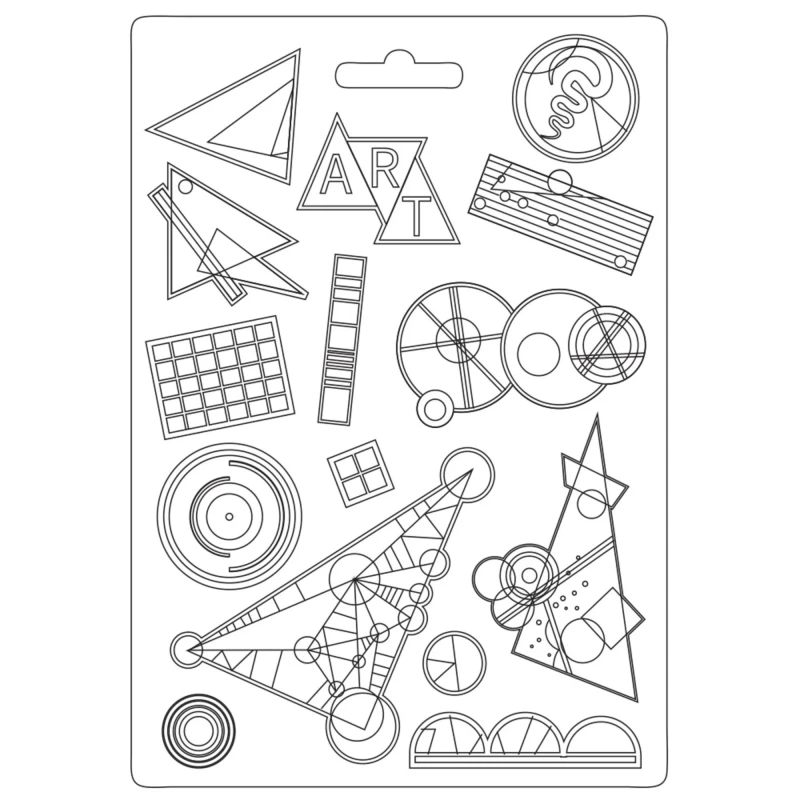 Foremka-stamperia-soft-mould-a5-bauhaus-kandinsky-rhythm.jpg