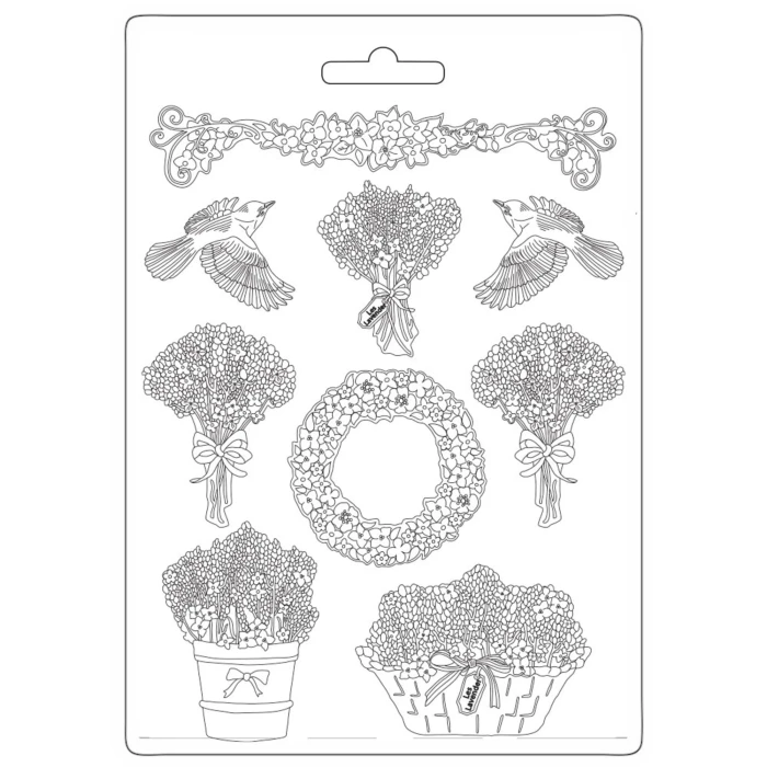Foremka-stamperia-soft-mould-a4-provence-garlands-and-bouquets.jpg