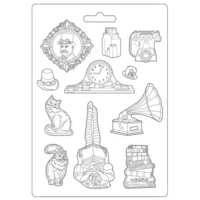 Foremka-stamperia-soft-mould-a4-lady-vagabond-lifestyle-cats.jpg