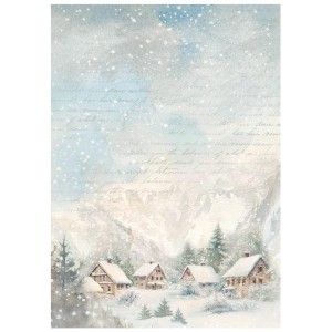 Zestaw papierów ryżowych A6 "Owl's House" Backgrounds - Tła" (8szt) - Stamperia-DFSAK6044.jpg