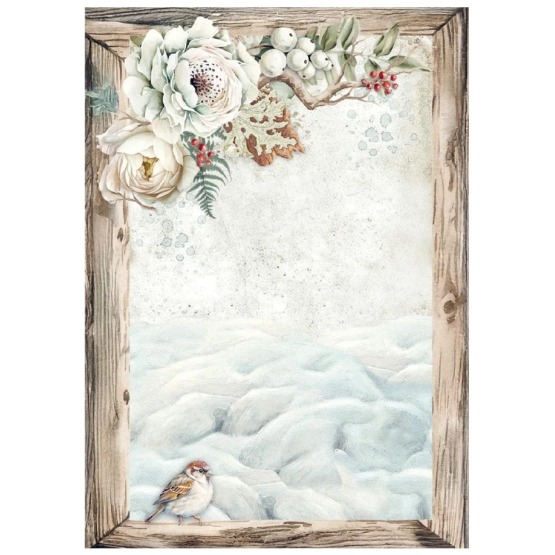 Zestaw papierów ryżowych A6 "Owl's House" Backgrounds - Tła" (8szt) - Stamperia-DFSAK6044.jpg