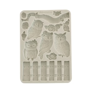 Foremka silikonowa A5 "Owl's House" - Sowy - Stamperia (KACMA585)