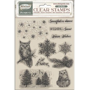 Stempel "Owl's House" - Sowy - Stamperia (WTK224)