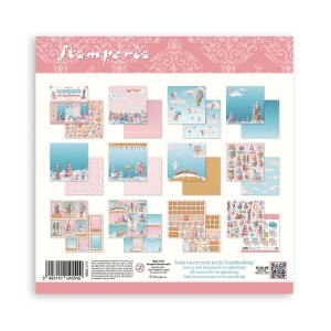Zestaw papierów do scrapbookingu 30x30 "Candy Christmas" - Stamperia (SBBL173)