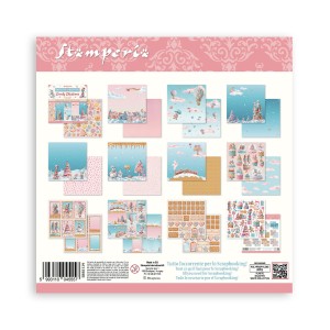 Zestaw papierów do scrapbookingu 20x20 "Candy Christmas" - Stamperia (SBBS129)