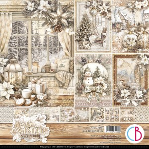 Zestaw papierów do scrapbookingu 30x30 Winter Season- CBPM088-Ciao Bella.jpg