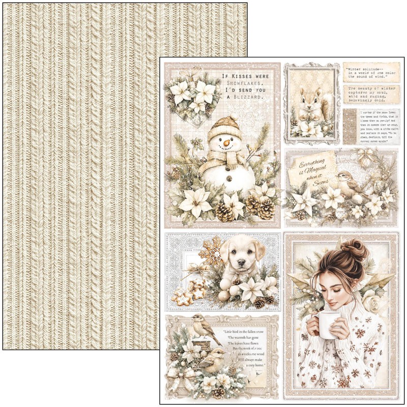 Papier do scrapbookingu A4 Winter Season Crative Pad - Ciao Bella-CBCL088.jpg