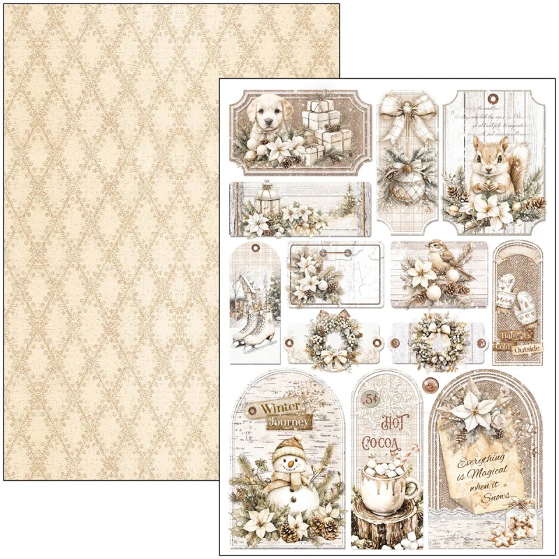 Papier do scrapbookingu A4 Winter Season Crative Pad - Ciao Bella-CBCL088.jpg