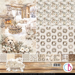 Zestaw papierów do scrapbookingu 30x30-Winter Season-Patterns Pad - Ciao Bella-CBT088.jpg