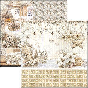 Zestaw papierów do scrapbookingu 30x30-Winter Season-Patterns Pad - Ciao Bella-CBT088.jpg