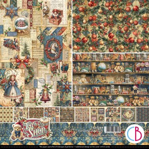 Zestaw papierów do scrapbookingu 30x30-Toy Shop- Patterns Pad - Ciao Bella-CBT089.jpg
