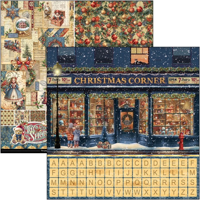 Zestaw papierów do scrapbookingu 30x30-Toy Shop- Patterns Pad - Ciao Bella-CBT089.jpg