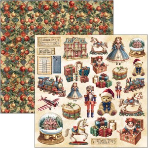 Zestaw papierów do scrapbookingu 30x30-Toy Shop- Patterns Pad - Ciao Bella-CBT089.jpg