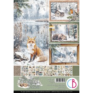 Papier do scrapbookingu A4-Forest Tales-Crative Pad - Ciao Bella-CBCL090.jpg