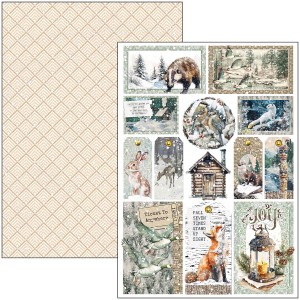 Papier do scrapbookingu A4-Forest Tales-Crative Pad - Ciao Bella-CBCL090.jpg