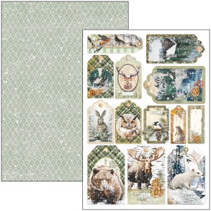 Papier do scrapbookingu A4-Forest Tales-Crative Pad - Ciao Bella-CBCL090.jpg