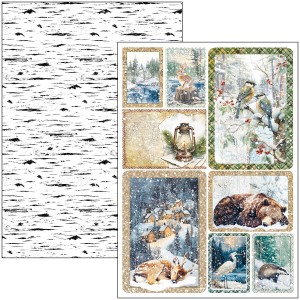Papier do scrapbookingu A4-Forest Tales-Crative Pad - Ciao Bella-CBCL090.jpg