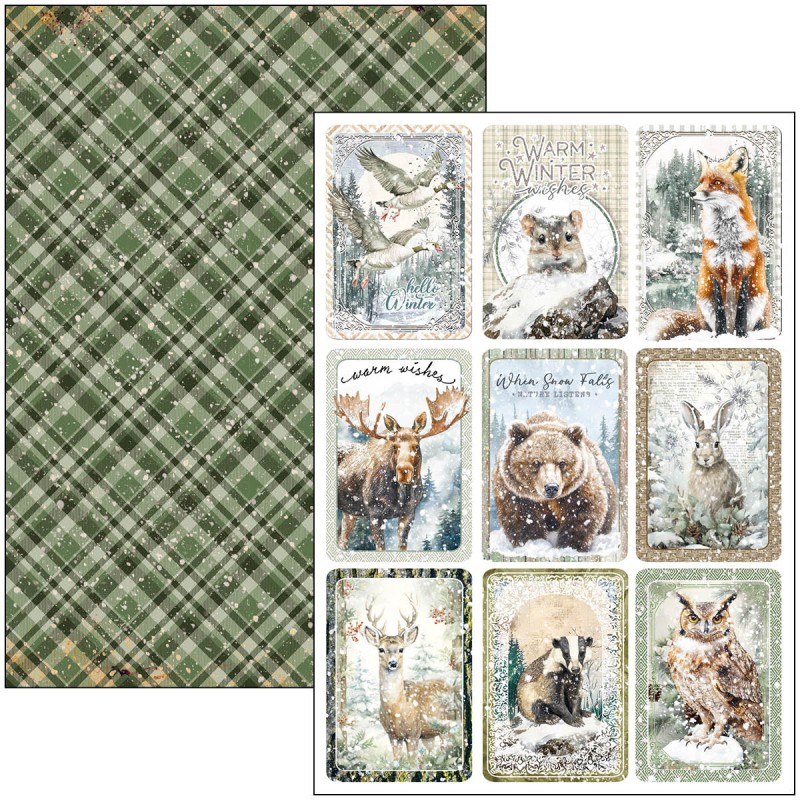 Papier do scrapbookingu A4-Forest Tales-Crative Pad - Ciao Bella-CBCL090.jpg