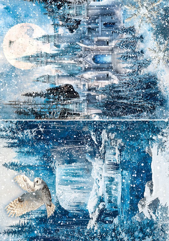Zestaw papierów ryżowych A5-Frozen Land-(8szt) - Ciao Bella-CBRS025.jpg