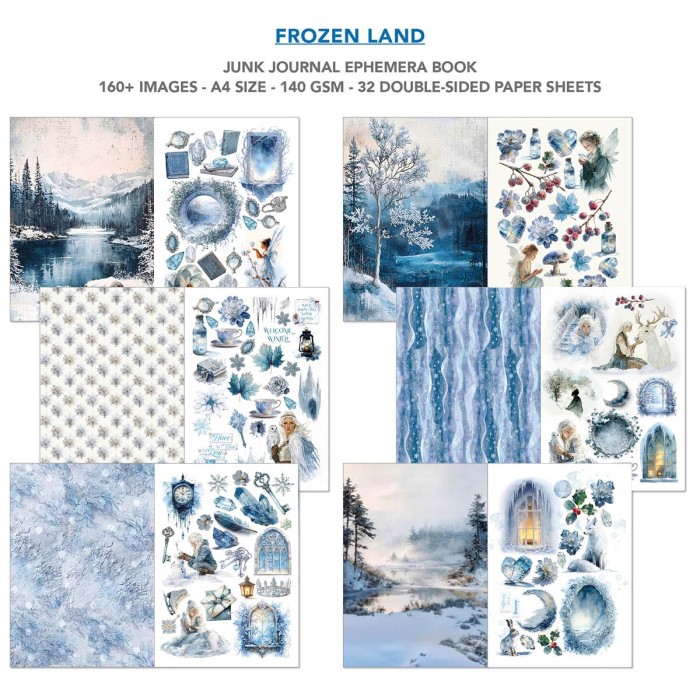 Zestaw-papierów-do-scrapbookingu-Frozen_Land-Junk-Journal-Ephemera-Book-Ciao-Bella-CBB016.jpg