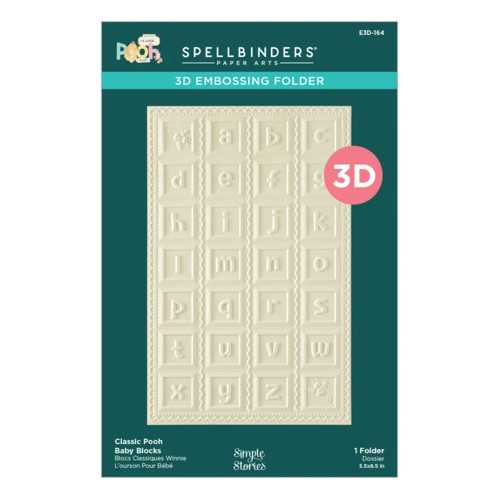 Folder-do wytlaczania-spellbinders-say-cheese-classic-pooh-baby-3d-embossing-folder.jpg