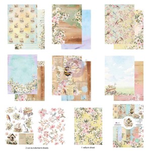 Zestaw papierów do scrapbookingu 15x20 "Among the Wildflowers" - Prima Marketing_682248.jpg