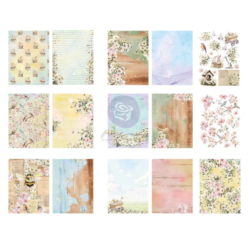 Zestaw papierów do scrapbookingu 15x20 "Among the Wildflowers" - Prima Marketing_682248.jpg