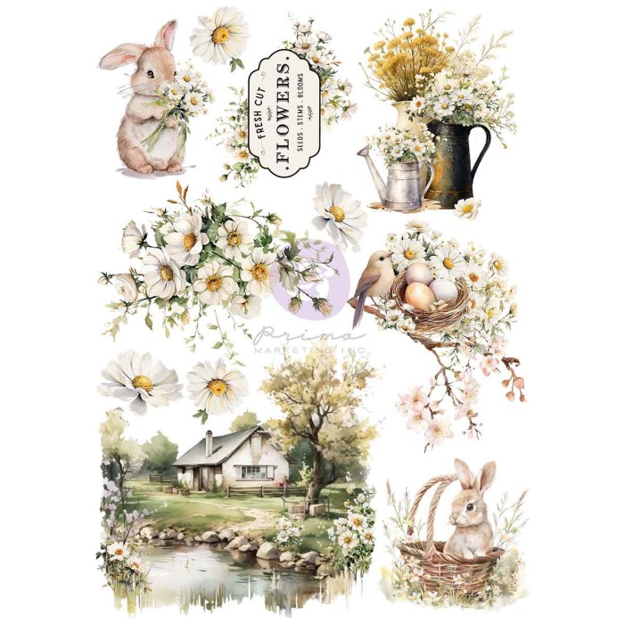 Transfer A4 "Among the Wildflowers" - Prima Marketing (682309).jpg