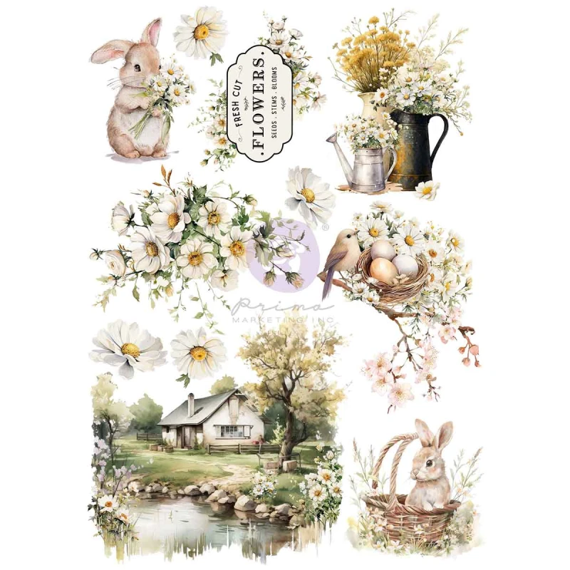 Transfer A4 "Among the Wildflowers" - Prima Marketing (682309).jpg