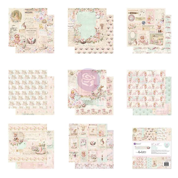 Zestaw papierów do scrapbookingu 30x30 "Sweet Spring" - Prima Marketing -982102.jpg