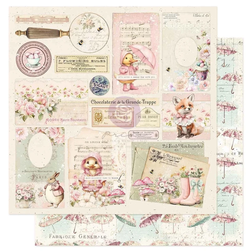 Zestaw papierów do scrapbookingu 30x30 "Sweet Spring" - Prima Marketing -982102.jpg